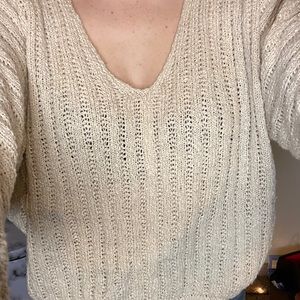V neck sweater